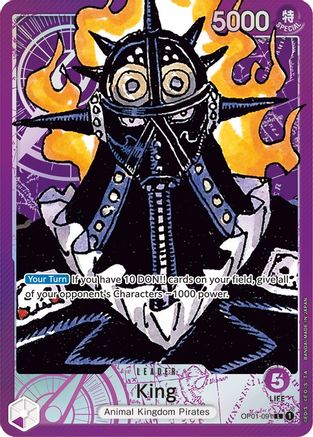 King 091 Parallel [OP01-091] One Piece - Romance Dawn - Single Cards
