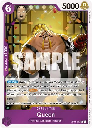 Queen [OP01-097] One Piece - Romance Dawn - Single Cards