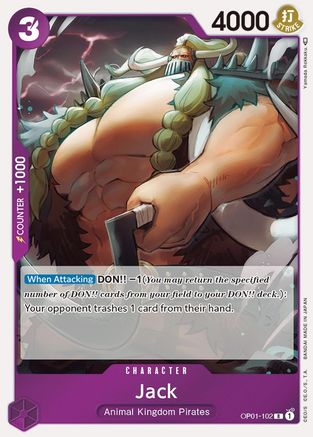 Jack [OP01-102] One Piece - Romance Dawn - Single Cards