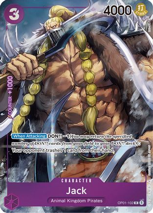Jack Parallel [OP01-102] One Piece - Romance Dawn - Single Cards