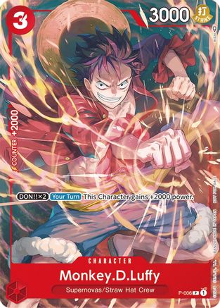 Monkey.D.Luffy - P-006 (Tournament Pack Vol. 1) (P-006) [OP-PR] - Single Cards