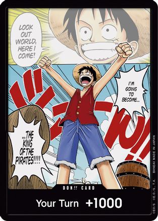 DON Card Alternate Art [OP01-DON] One Piece - Romance Dawn - Single Cards
