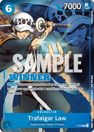 Trafalgar Law - P-009 (Winner Pack Vol. 1) (P-009) [OP-PR] - Single Cards