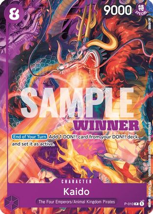 Kaido - P-010 (Winner Pack Vol. 1) (P-010) [OP-PR] - Single Cards