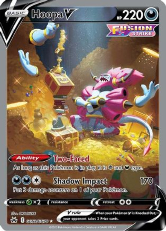 Hoopa V GG53/70 - Crown Zenith Galarian Gallery Holofoil - Single Cards
