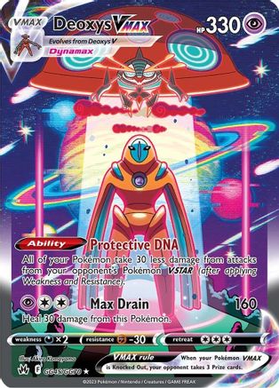 Deoxys VMAX GG45/70 - Crown Zenith Galarian Gallery Holofoil - Single Cards
