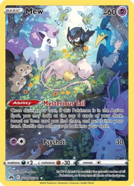Mew GG10/70 - Crown Zenith Galarian Gallery Holofoil - Single Cards