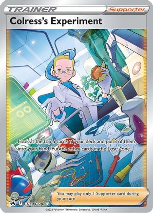 Colress's Experiment GG59/70 - Crown Zenith Galarian Gallery Holofoil - Single Cards