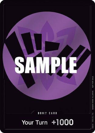 DON!! Card (Purple) - One Piece Promotion Cards - Single Cards