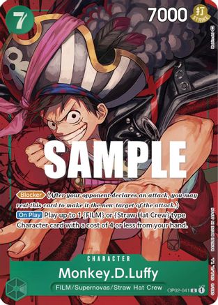 Monkey.D.Luffy (041) (Alternate Art) [OP02-041] One Piece - Paramount War - Single Cards