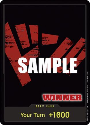 DON!! Card (Tournament Pack Vol. 2) [Winner] - One Piece Promotion Cards - Single Cards