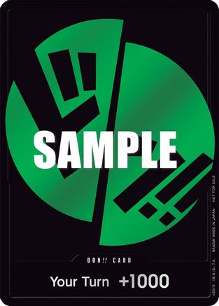 DON!! Card (Green) - One Piece Promotion Cards - Single Cards