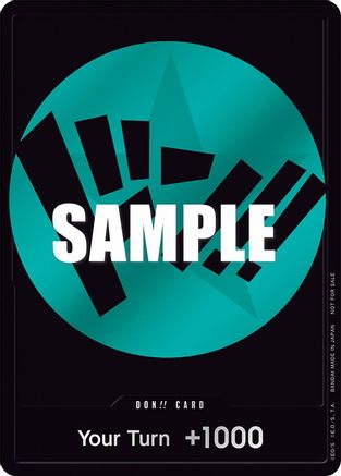DON!! Card (Teal) - One Piece Promotion Cards - Single Cards