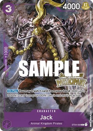 Jack (Offline Regional 2023) [Participant] (ST04-008) [OP-PR] - Single Cards