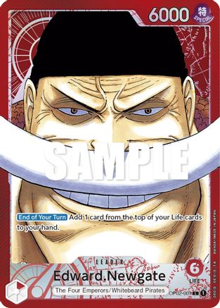 Edward.Newgate (001) (Alternate Art) [OP02-001] One Piece - Paramount War - Single Cards