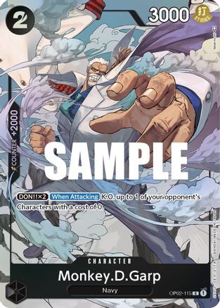 Monkey.D.Garp (115) (Alternate Art) [OP02-115] One Piece - Paramount War - Single Cards