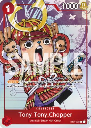 Tony Tony.Chopper - ST01-006 (Alternate Art) (ST01-006) - One Piece Promotion Cards - Single Cards