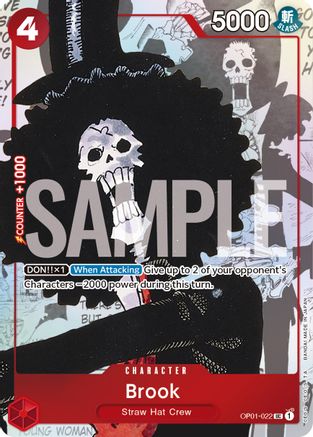 Brook - OP01-022 (Alternate Art) (OP01-022) - One Piece Promotion Cards - Single Cards