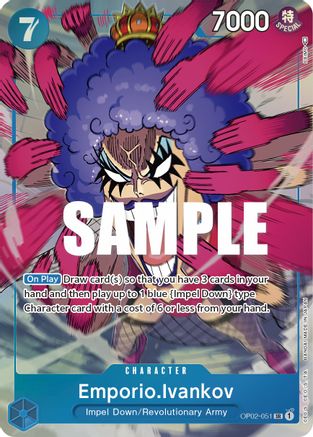 Emporio.Ivankov (051) (Alternate Art) [OP02-051] One Piece - Paramount War - Single Cards