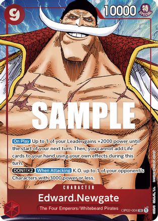 Edward.Newgate (004) (Alternate Art) [OP02-004] One Piece - Paramount War - Single Cards