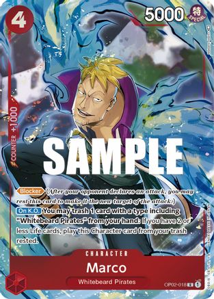 Marco (Alternate Art) [OP02-018] One Piece - Paramount War - Single Cards