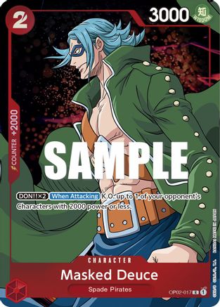 Masked Deuce (Alternate Art) [OP02-017] One Piece - Paramount War - Single Cards