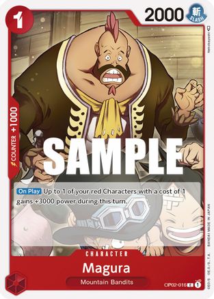 Magura (OP02-016)   One Piece - Paramount War - Single Cards