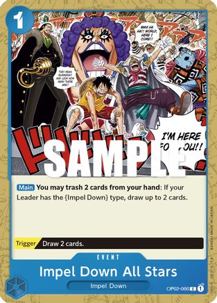 Impel Down All Stars (OP02-066)   One Piece - Paramount War - Single Cards