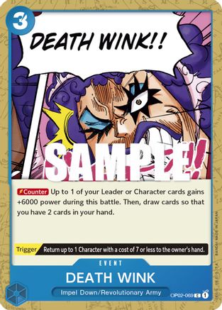 DEATH WINK (OP02-069)   One Piece - Paramount War - Single Cards