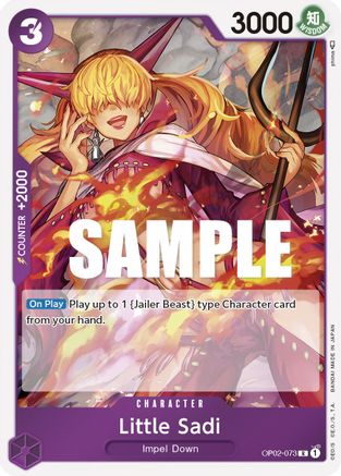 Little Sadi [OP02-073] One Piece - Paramount War - Single Cards