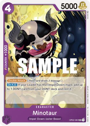 Minotaur (OP02-087)   One Piece - Paramount War - Single Cards