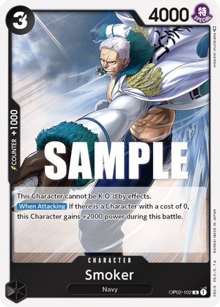 Smoker (102) [OP02-102] One Piece - Paramount War - Single Cards