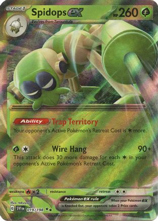 Spidops ex - 019/198 (019) [SV1] Pokemon SV01: Scarlet & Violet Base Set - Single Cards