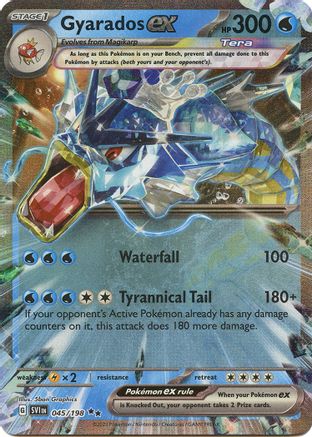 Gyarados ex - 045/198 (045) [SV1] Pokemon SV01: Scarlet & Violet Base Set - Single Cards