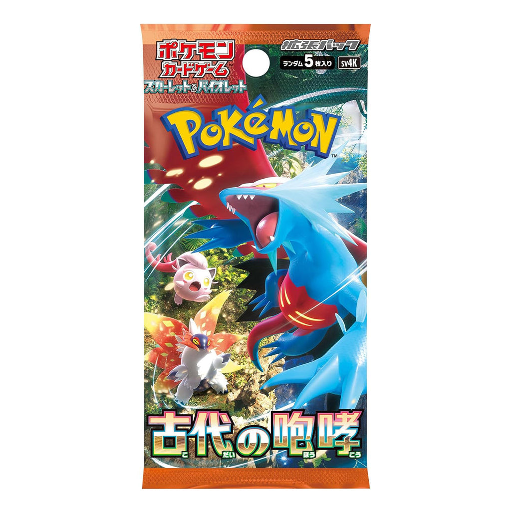 Pokemon Scarlet & Violet SV4K Ancient Roar Booster Box Japanese - Trading Card Games - 2