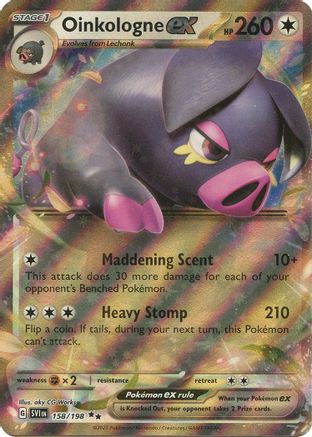 Oinkologne ex - 158/198 (158) [SV1] Pokemon SV01: Scarlet & Violet Base Set - Single Cards