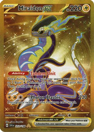 Miraidon ex - 253/198 (253) [SV1] Pokemon SV01: Scarlet & Violet Base Set - Single Cards