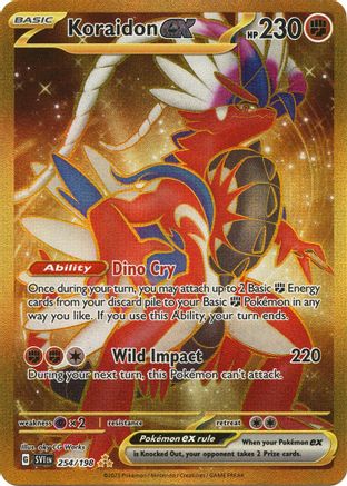 Koraidon ex - 254/198 (254) [SV1] Pokemon SV01: Scarlet & Violet Base Set - Single Cards