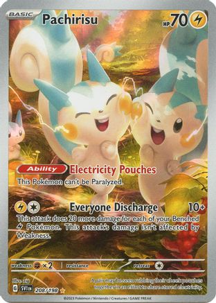 Pachirisu - 208/198 (208) [SV1] Pokemon SV01: Scarlet & Violet Base Set - Single Cards