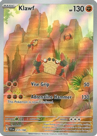 Klawf - 217/198 (217) [SV1] Pokemon SV01: Scarlet & Violet Base Set - Single Cards