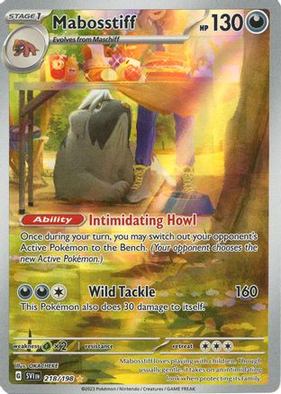 Mabosstiff - 218/198 (218) [SV1] Pokemon SV01: Scarlet & Violet Base Set - Single Cards
