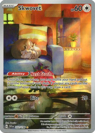 Skwovet - 222/198 (222) [SV1] Pokemon SV01: Scarlet & Violet Base Set - Single Cards