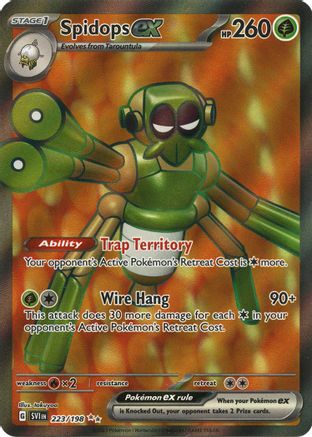 Spidops ex - 223/198 (223) [SV1] Pokemon SV01: Scarlet & Violet Base Set - Single Cards