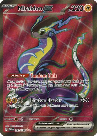 Miraidon ex - 227/198 (227) [SV1] Pokemon SV01: Scarlet & Violet Base Set - Single Cards