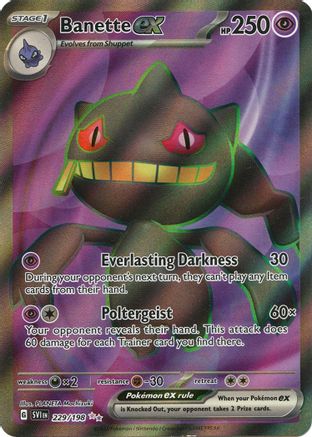 Banette ex - 229/198 (229) [SV1] Pokemon SV01: Scarlet & Violet Base Set - Single Cards