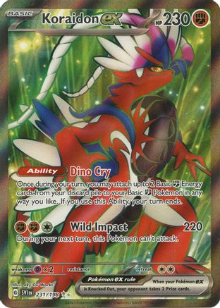 Koraidon ex - 231/198 (231) [SV1] Pokemon SV01: Scarlet & Violet Base Set - Single Cards