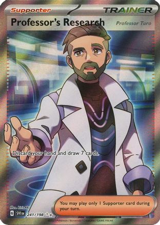 Professor's Research - 241/198 (241) [SV1] Pokemon SV01: Scarlet & Violet Base Set - Single Cards