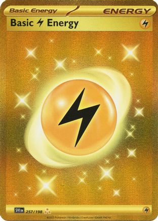 Basic Lightning Energy - 257/198 (257) [SV1] Pokemon SV01: Scarlet & Violet Base Set - Single Cards