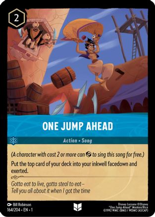 One Jump Ahead (164/204) - The First Chapter Cold Foil - Lorcana - Single Cards