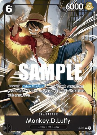 Monkey.D.Luffy (Pirates Party Vol. 3) (P-035) - One Piece Promotion Cards - Single Cards